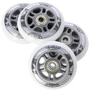 PU 76x24 82A BÍLÁ N (4 ks) + ABEC-7 (8 ks) NILS EXTREME SET