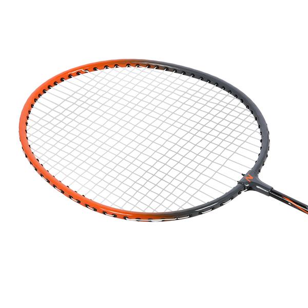 NRZ005 STEEL / BADMINTON SET 2 RACKETS + NILS COVER