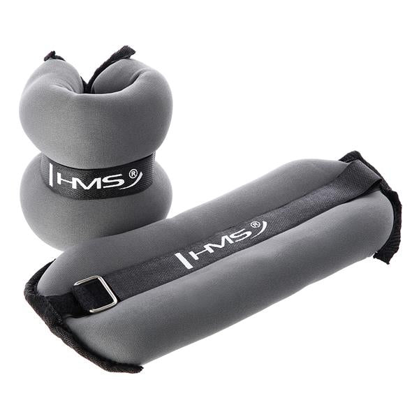 OB05 GRAY ARM AND LEG WEIGHTS 2 x 2 KG HMS