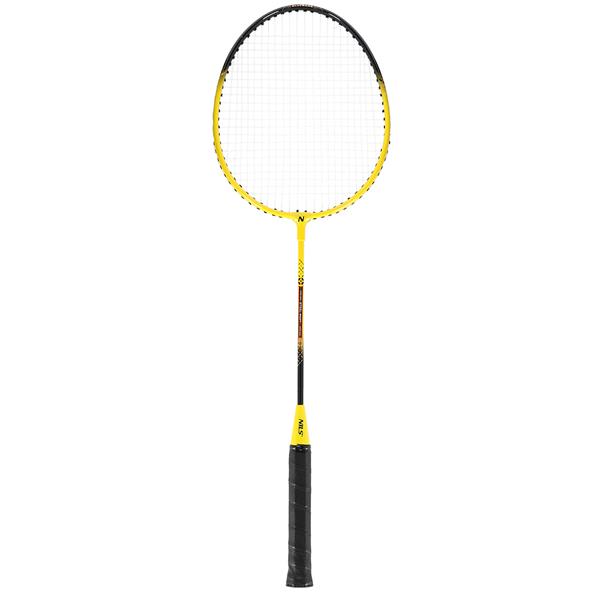 NRZ262 ALUMINUM / BADMINTON SET 2 RACKETS + 3 FEATHER SHUTTLES + NET 600x60cm + NILS COVER