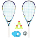 NRS005 CROSSMINTON SET 2 RACKETS + SHUTTLES + MARKERS + BALL + NILS COVER