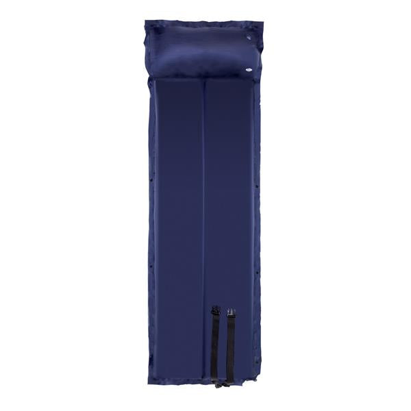 NC4008 BLUE SELF-INFLATION MAT WITH PILLOW FOLDABLE NILS CAMP