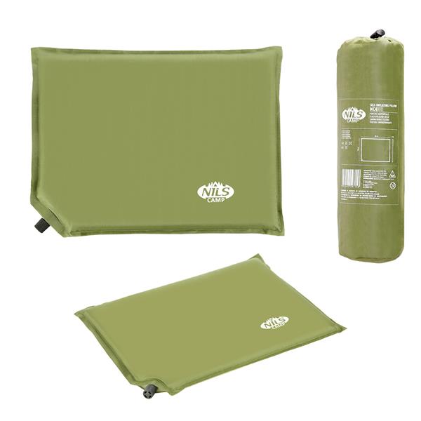 NC4111 GREEN SELF-INFLATION CUSHION NILS CAMP