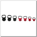 KTC04 RED UCHWYT CHROM KETTLEBELL ŻELIWNY HMS