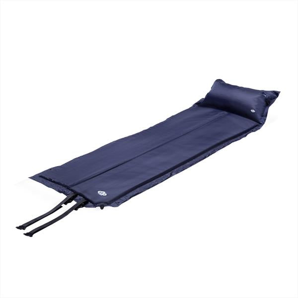 NC4008 BLUE SELF-INFLATION MAT WITH PILLOW FOLDABLE NILS CAMP