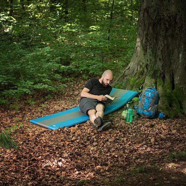 NC4340 BLUE-GREY SELF-INFLATION MAT NILS CAMP