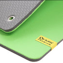 MFK08 GREEN-BLACK CLUB FITNESS MAT WITH HOLES 140*60CM EVA 15MM HMS PREMIUM