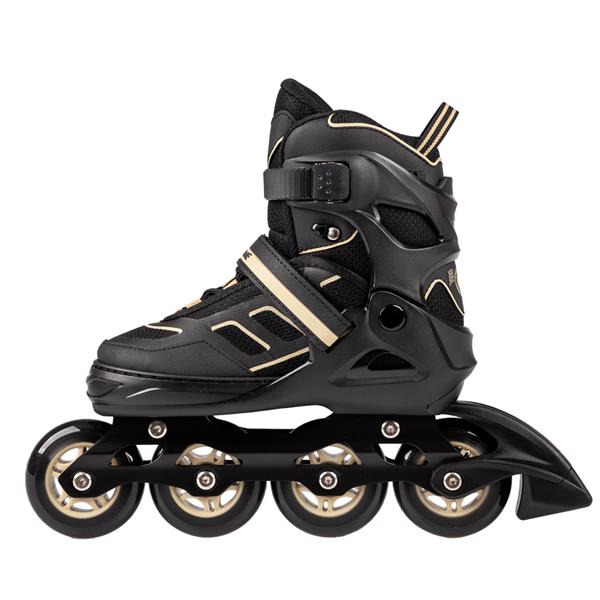 NA14174 A BLACK-BEIGE SIZE S (31-34) NILS EXTREME INLINE SKATES