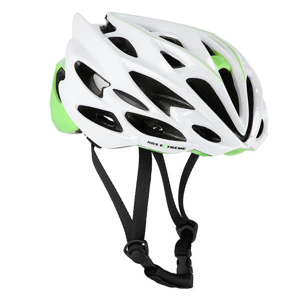 MTW58 WHITE-GREEN SIZE L (57-63 cm) NILS EXTREME HELMET