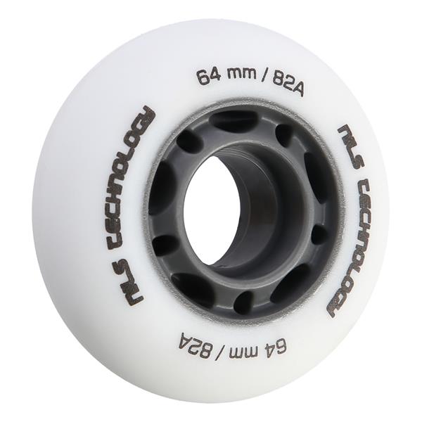 PU 64x24 82A WHITE MATT WHEELS (4 pcs.) NILS EXTREME