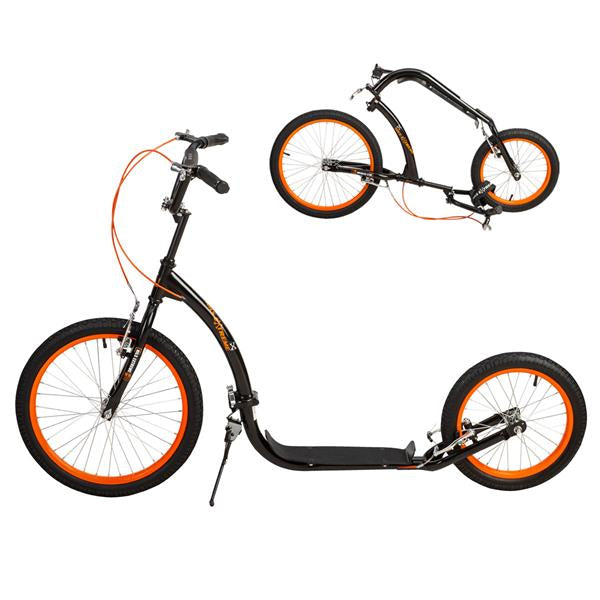 Skládací koloběžka WH227F ORANŽOVÁ 20/16" NILS EXTREME