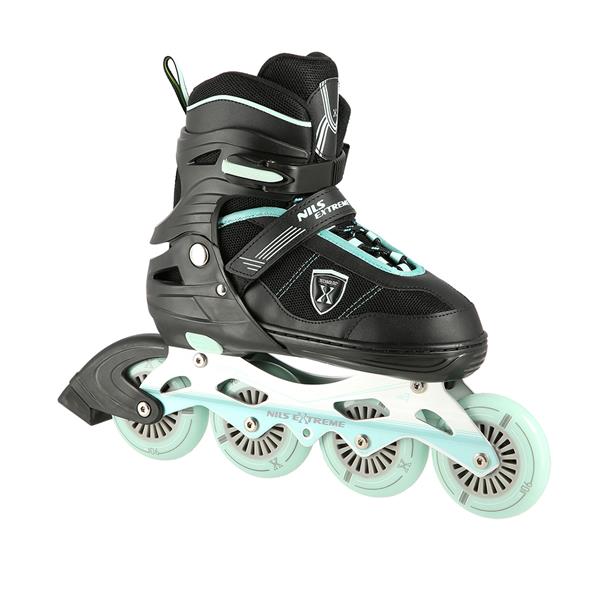 NA19088 BLACK-MINT SIZE M (35-38) NILS EXTREME INLINE SKATES