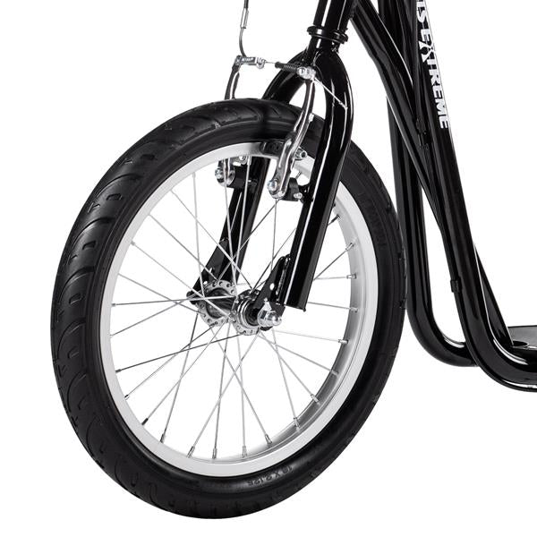 WH119 BLACK 16/12'' SCOOTER WITH PUMPED WHEELS NILS EXTREME