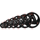 TOX01 BLACK OLYMPIC PLATE RUBBER-COATED 1.25 KG HMS