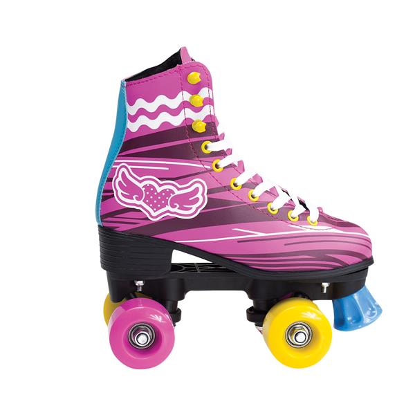 NQ18311S PINK-WHITE SIZE 36 NILS EXTREME ROLLER SKATES