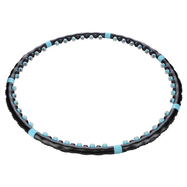 HMS HHP006 BLACK-BLUE Hula Hop masujący z magnesami 98 cm