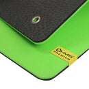 MFK01 GREEN-BLACK CLUB FITNESS MAT WITH HOLES HMS PREMIUM