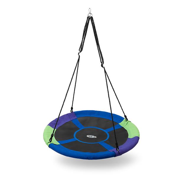 NB5032 GREEN-BLUE DIA.110 CM STORK'S NEST SWING NILS CAMP