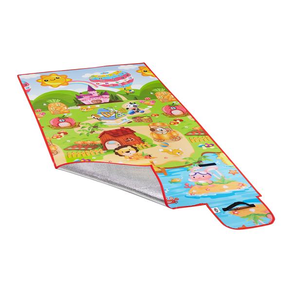 NC1099 CHILDREN'S PICNIC BLANKET 90x178 CM PP+ALU NILS CAMP