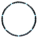 HMS HHP006 BLACK-BLUE Hula Hop masujący z magnesami 98 cm