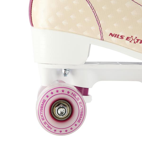 NQ14110 CREAM SIZE 41 NILS EXTREME ROLLER SKATES