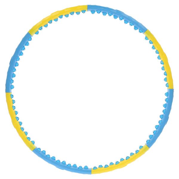 HHP022 YELLOW-BLUE HULA HOP 1,45KG 110CM HMS