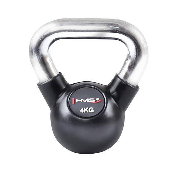 KGC04 CHROMOVÁ POGUMOVÁ RUKOJEŤ NA KETTLEBELL Z LITINY HMS