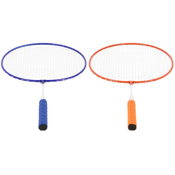 NRZ052 OCELOVÁ / BADMINTONOVÁ SADA 2 RAKETY + RAKETY JUNIOR NILS