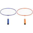 NRZ052 STEEL / BADMINTON SET 2 RACKETS + SHUTTLES JUNIOR NILS