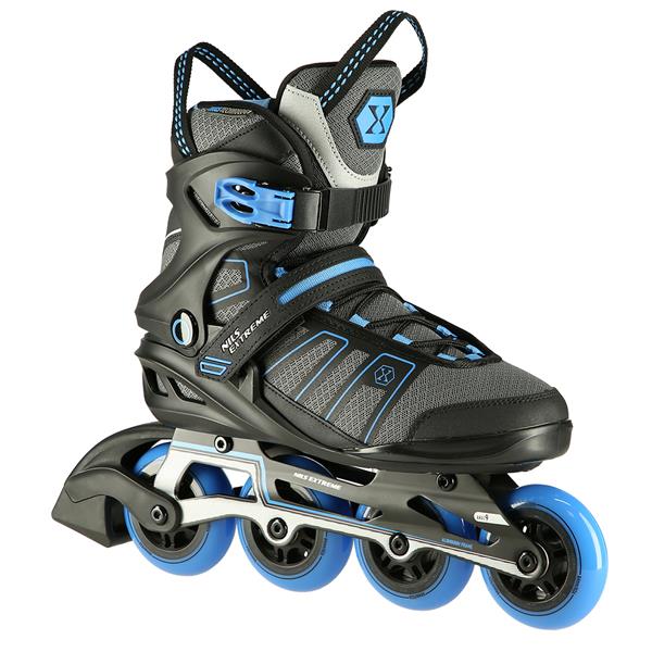 NA14217 BLACK-BLUE SIZE 44 NILS EXTREME ROLLER SKATES