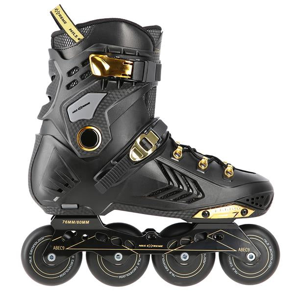 NA20002 BLACK-GOLD SIZE 36 NILS EXTREME SLALOM SKATES