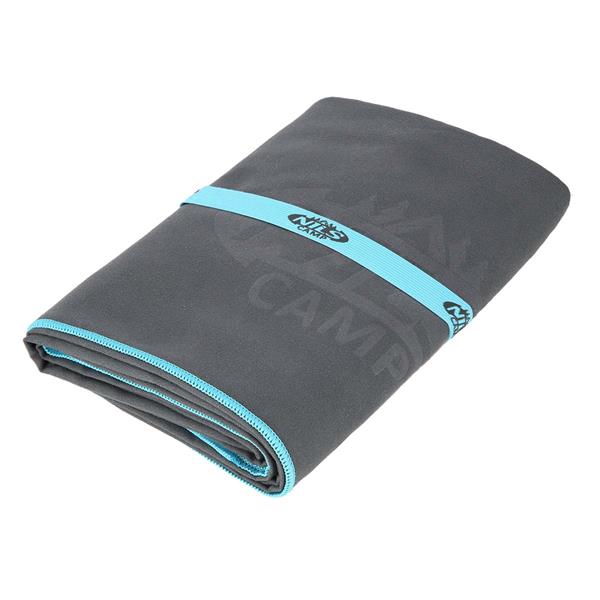 NCR13 GRAY MICROFIBER TOWEL 200X90 cm NILS CAMP