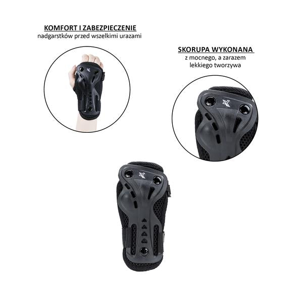 Chránič zápěstí Nils Extreme Protector H706W, černý, velikost S