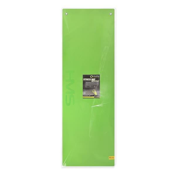 MFK03 GREEN-BLACK CLUB FITNESS MAT WITH HOLES HMS PREMIUM