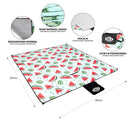 NC2312 PIKNIKOVÁ DEKA S VLNĚNÝM MELOUNEM 220×200cm PE + ALU NILS CAMP