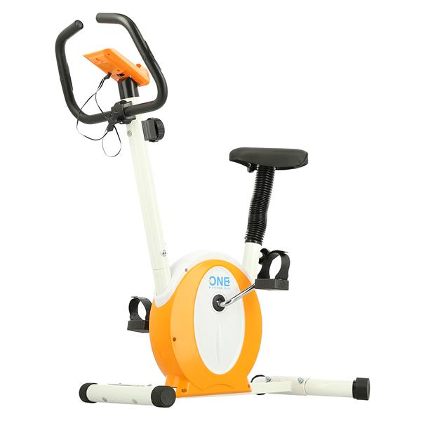 M8410 WHITE-ORANGE ONE FITNESS MAGNETIC BIKE