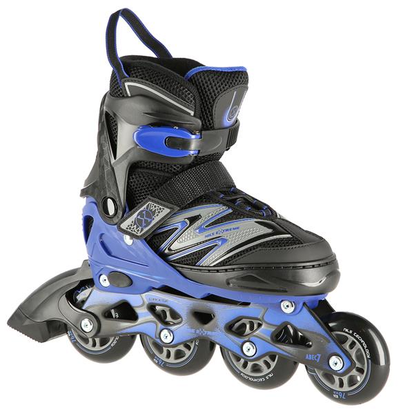 NA11010 BLACK-BLUE SIZE S (31-34) NILS EXTREME INLINE SKATES