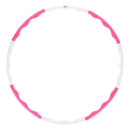 HHP090 PINK-WHITE HULA HOP 0.4KG 90CM ONE FITNESS
