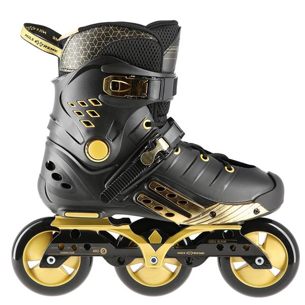 NA20006 BLACK-GOLD SIZE 44 NILS EXTREME SLALOM SKATES