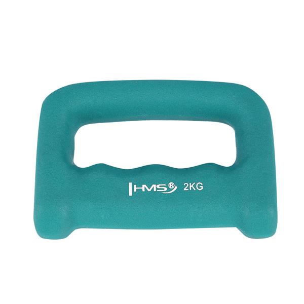CK20 KASTET ZELENÁ LITINOVÁ ZÁVAŽÍ POTAŽENÁ NEOPRENEM 2,0 KG HMS