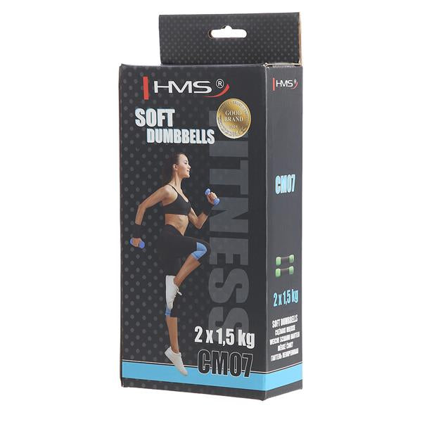 CM07 ZIELONY CIĘŻARKI MIĘKKIE 2 x 1.5 KG HMS
