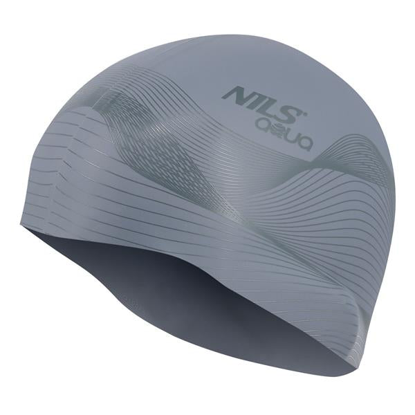 G-TYPE MEN F210 GREY PATTERN SILICONE CAP NILS AQUA