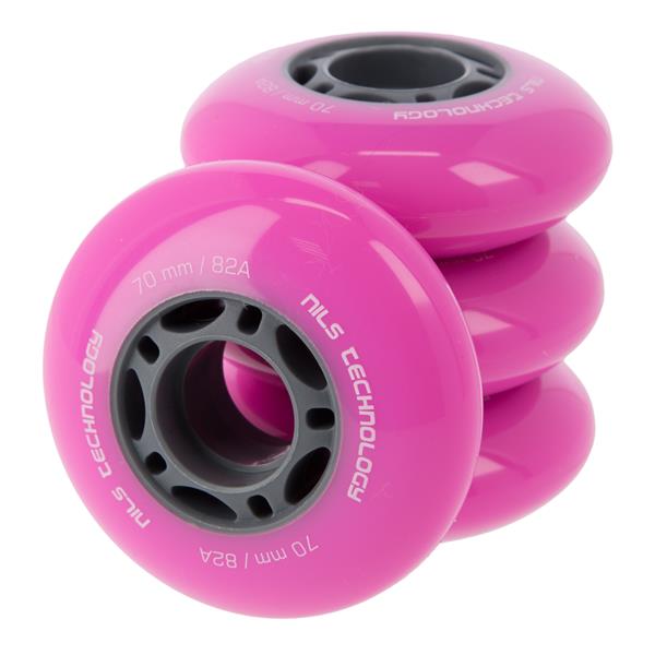 PU 70x24 82A PINK WHEELS (4 pcs.) NILS EXTREME