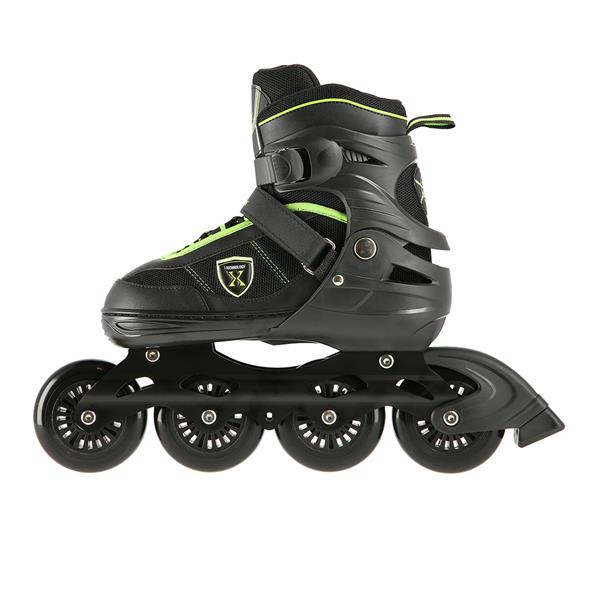 NA19088 BLACK-GREEN SIZE M (35-38) NILS EXTREME INLINE SKATES