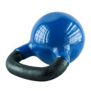 KNV24 BLUE KETTLEBELL CAST IRON VINYL-COATED HMS