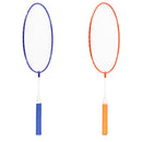 NRZ052 STEEL / BADMINTON SET 2 RACKETS + SHUTTLES JUNIOR NILS