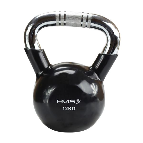 KTC12 BLACK CHROME KNURLED KETTLEBELL HANDLE CAST IRON HMS