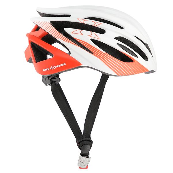 VELIKOST MTW24 BÍLO-ČERVENÁ. M (53-58 cm) HELMY NILS EXTREME