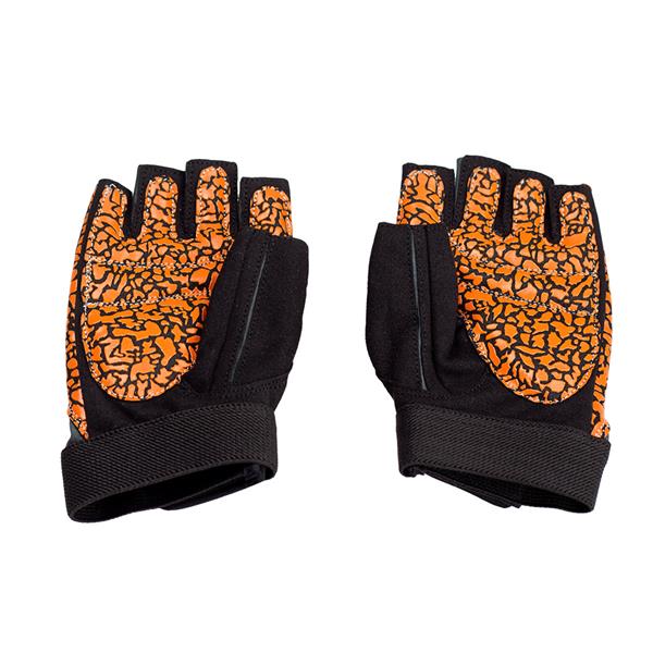 RST03 ORANGE/GRAY SIZE L GYM GLOVES HMS