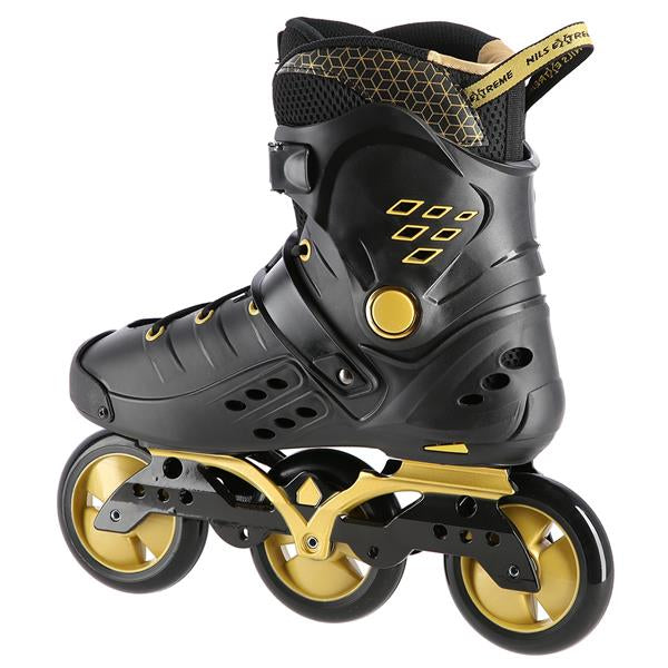 NA20006 BLACK-GOLD SIZE 44 NILS EXTREME SLALOM SKATES